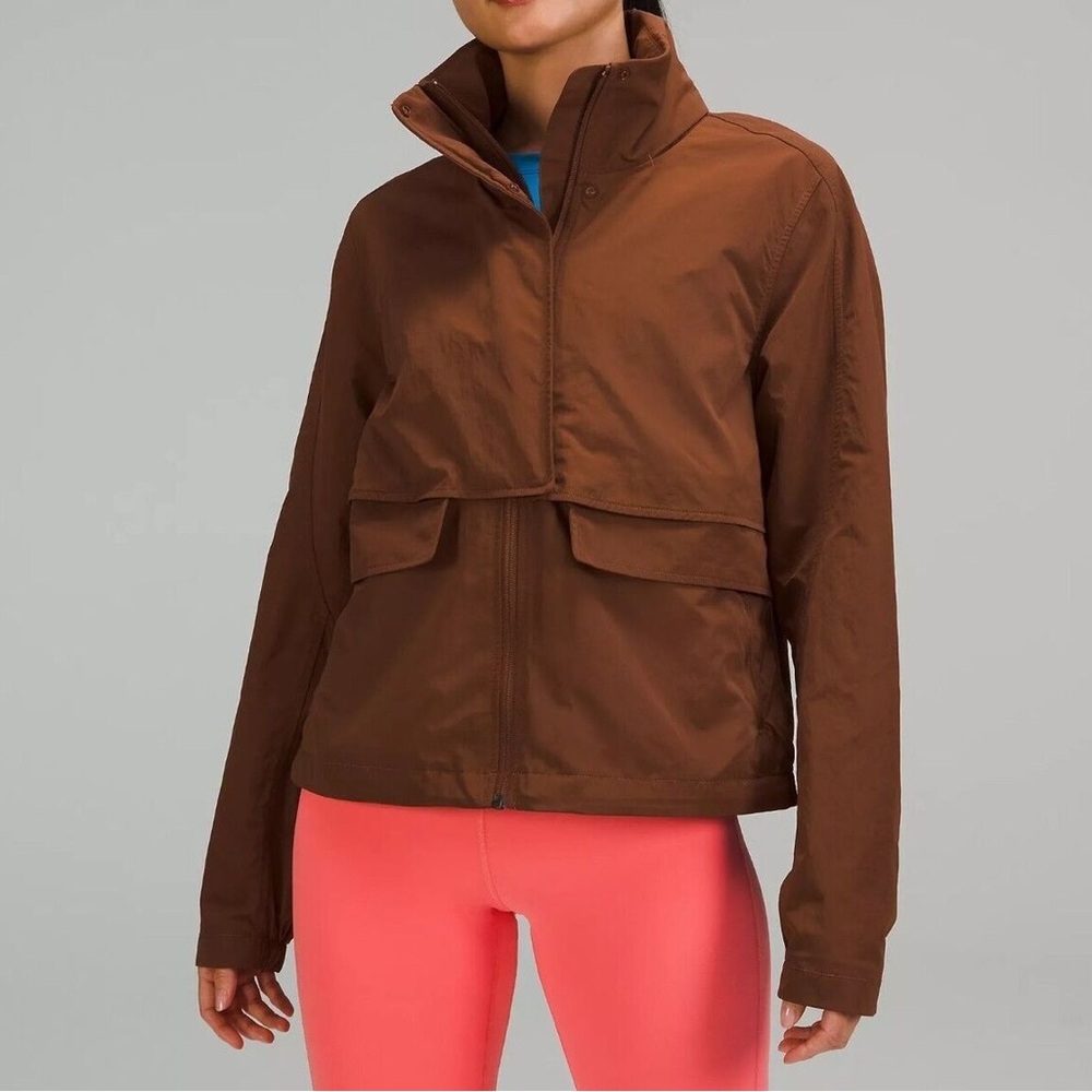 Lululemon Always Effortless Jacket size 2 in Roasted Brown